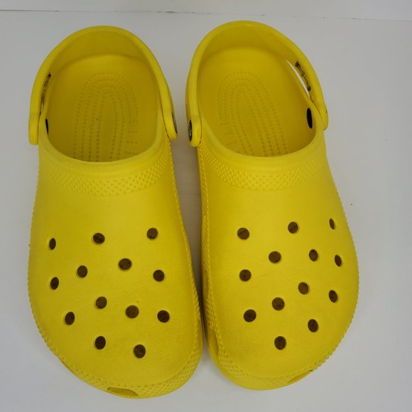 Crocs Unisex - Adult Men's and Women's Classic Clog Lemon Yellow Sz:8M - 10W.Goo - Picture 5 of 12
